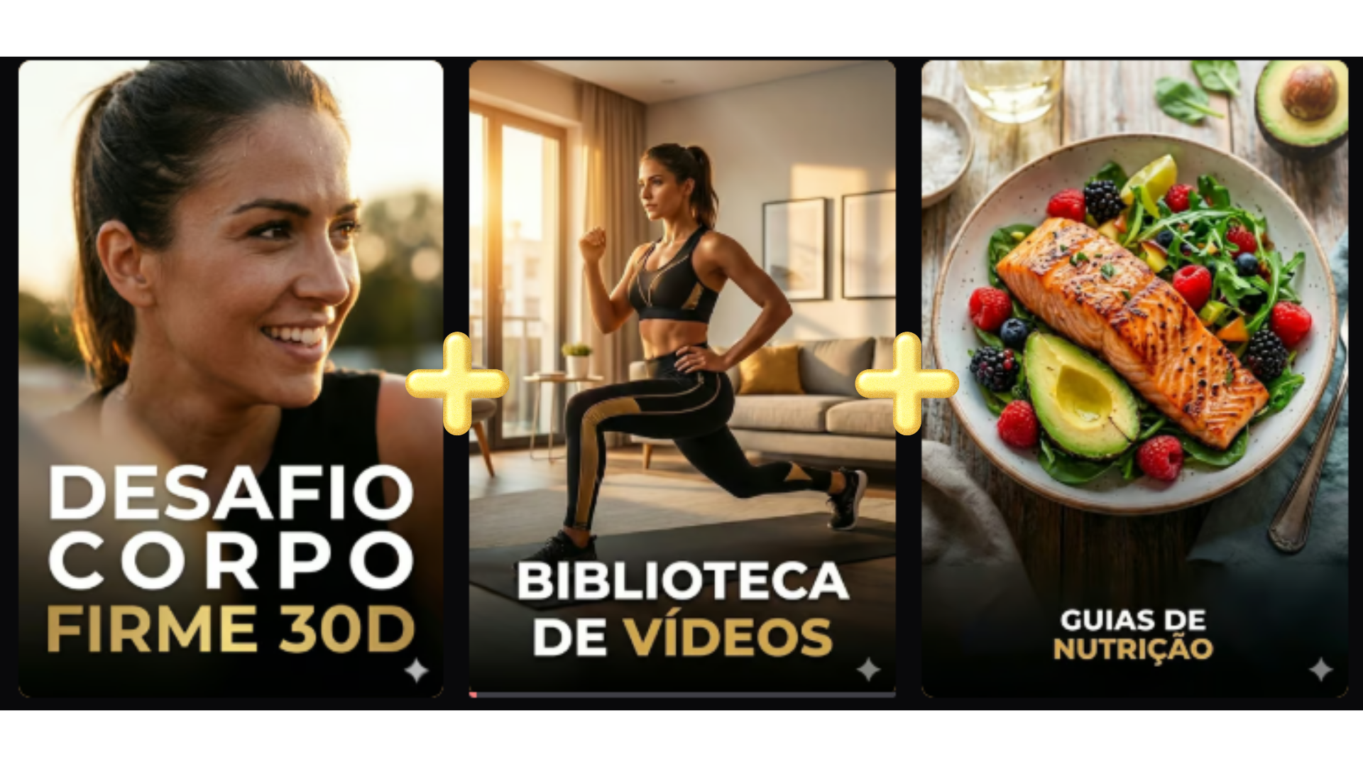 Desafio Corpo Firme 30D + Biblioteca de Vídeos + Guias de Nutrição